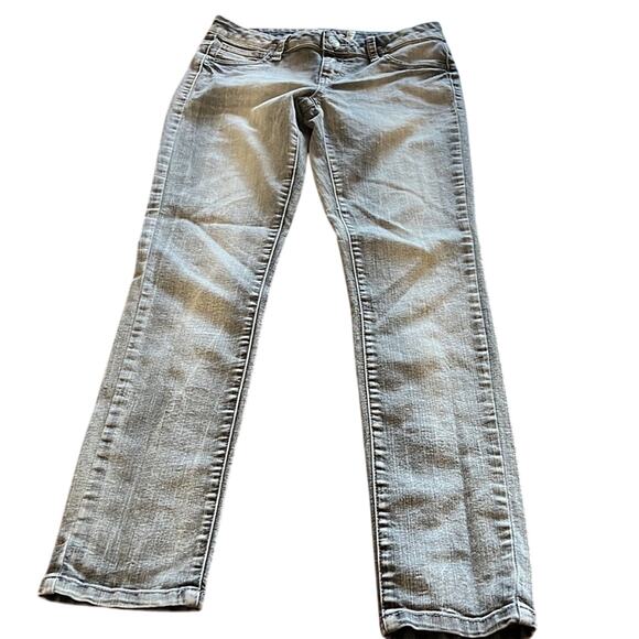 American Rag cie Faded Black Gray Super Skinny Stretch Denim Jeans Size 5-S - Picture 3 of 11
